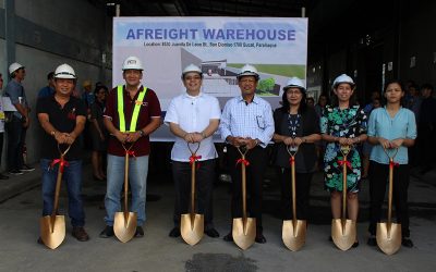 Groundbreaking of New AsiaFreight Warehouse in Parañaque